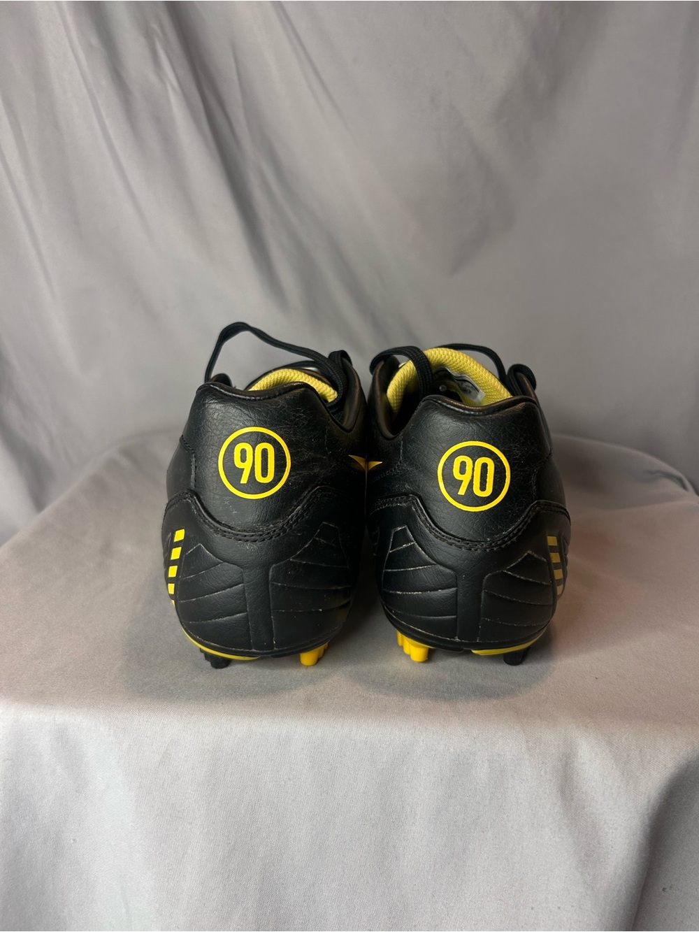 Nike Black Silver & Yellow Men's Soccer Cleats - Total 90 Style - Picture 6 of 7